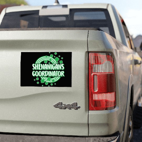 St. Patricks Day Car Magnets, Shenanigans Coordinator,
