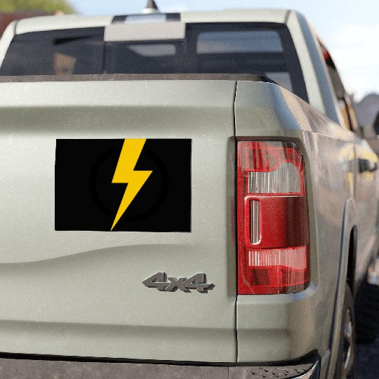 Lightning bolt Car Magnets