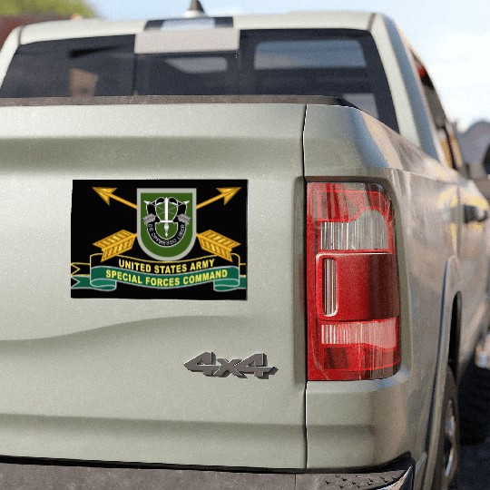 Army US Army Special Forces Command Flash Car Magnets