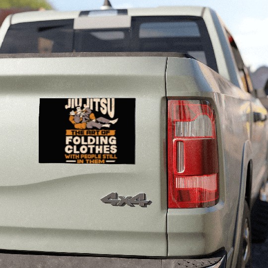 Funny Jiu Jitsu Design for a Jiu Jitsu Fighter Car Magnets