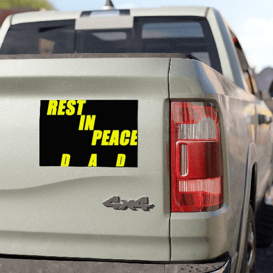 REST IN PEACE DAD Car Magnets