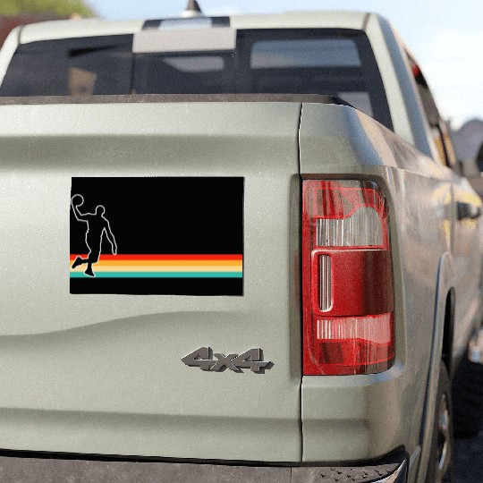 Basketball Retro Car Magnets