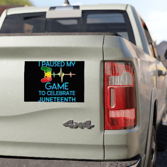 I paused my game to celebrate juneteenth - Classic Car Magnets