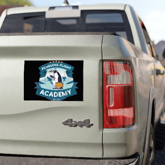 Penguin Academy Car Magnets
