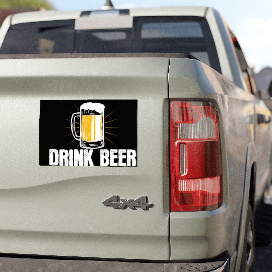 Drink beer Car Magnets