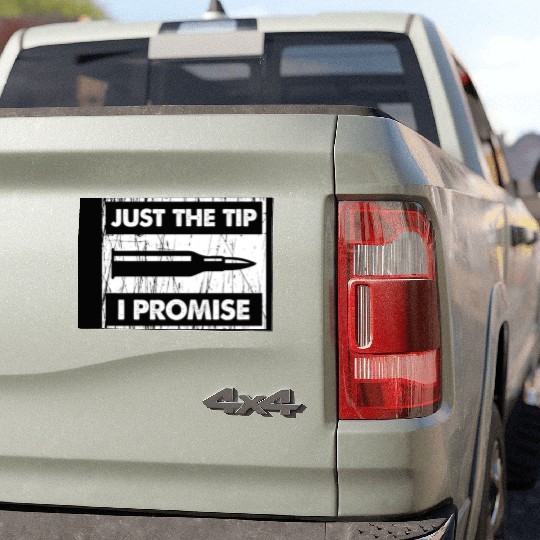Just The Tip I Promise 2Nd Amendment Car Magnets