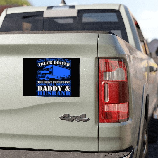 Most Important People Call Me Daddy Husband Cool Car Magnets