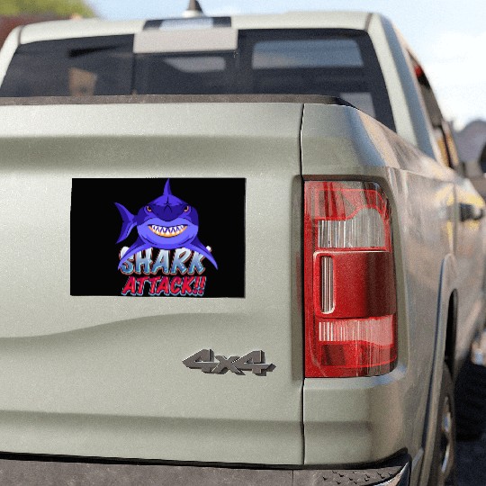 Shark Attack Car Magnets
