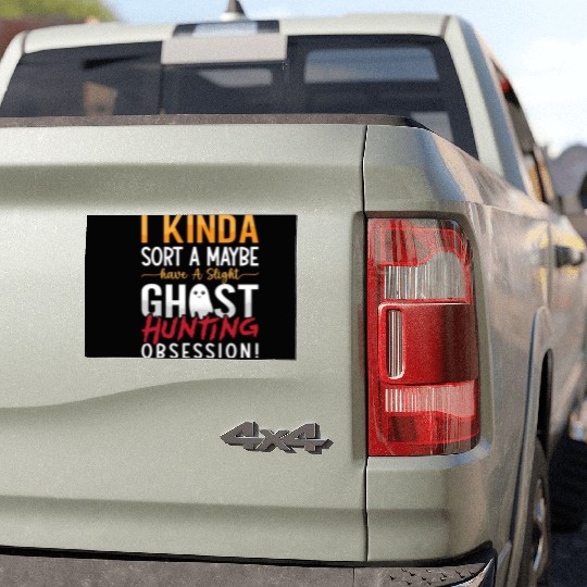 Ghost Hunter I Kinda Sort A Maybe Ghost Hunting Car Magnets