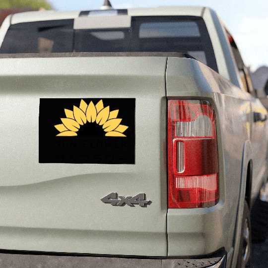 Sun Flower Car Magnets