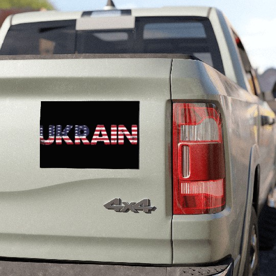 I Stand with Ukraine Ukraine Flag Car Magnets