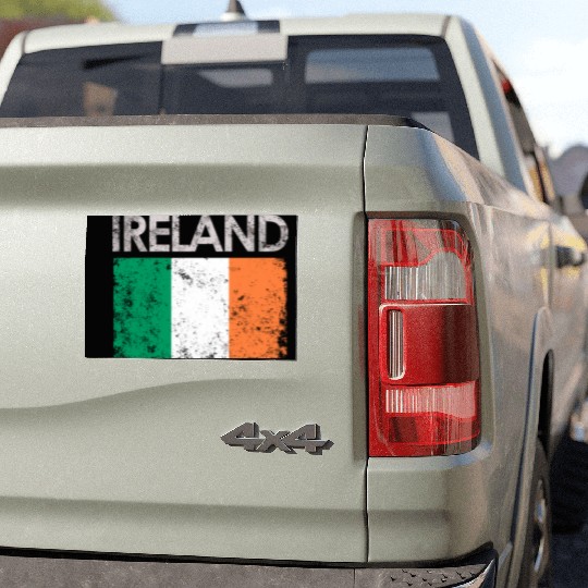 Vintage Ireland Irish Flag Pride Car Magnets