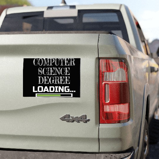 Computer Science Degree Loading CS School Major Car Magnets