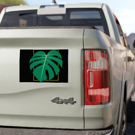 Tropical Leaves Car Magnets