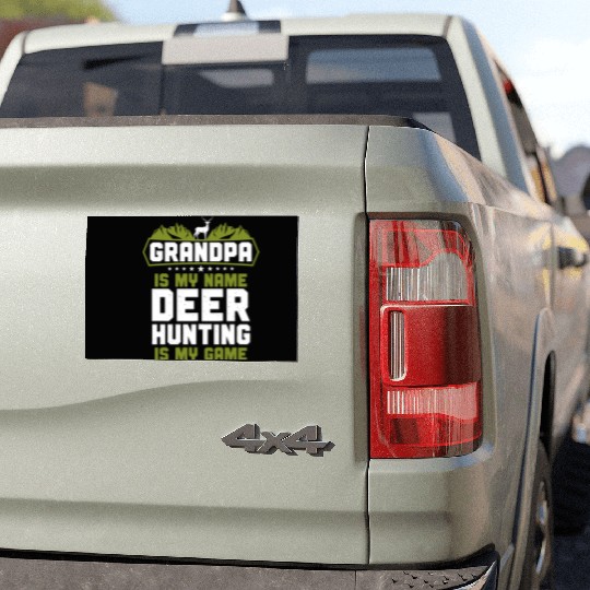 Buck Deer Hunting Hunter Car Magnets