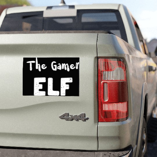The Gamer Elf - Christmas Elf Car Magnets