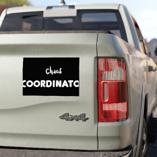 Chaos Coordinator - Teacher Car Magnets