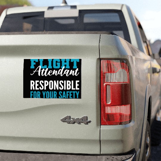 Responsible for Safety Cabin Crew Gift Car Magnets