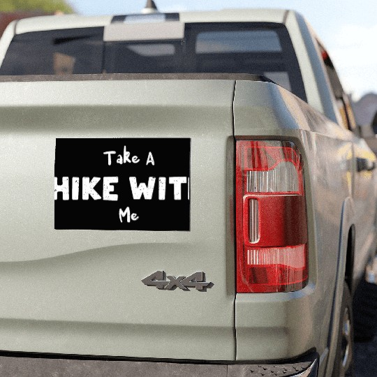 Take A Hike With Me - Hiking Car Magnets