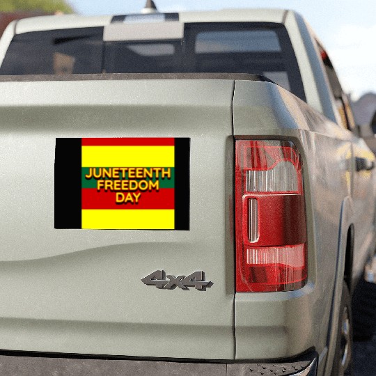 UNITED (JUNETEENTH) Car Magnets