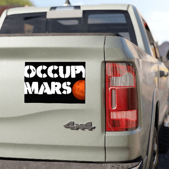 Occupy Mars Car Magnets