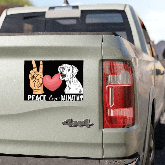 Cute Dalmatian Dog Lover Car Magnets