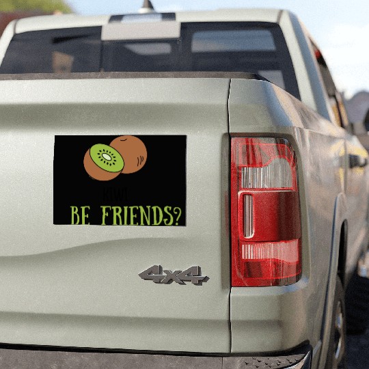 Kiwi be friends? Car Magnets