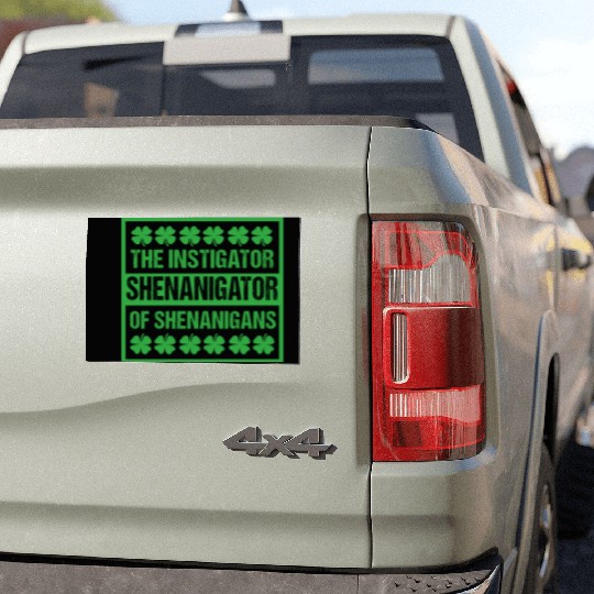 Funny Shenanigans St Patricks Day Shenanigator Car Magnets