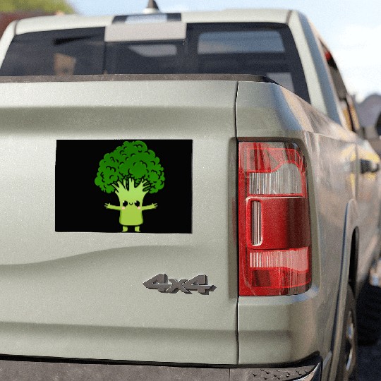Kawaii Broccoli For Broccoli Lover Car Magnets