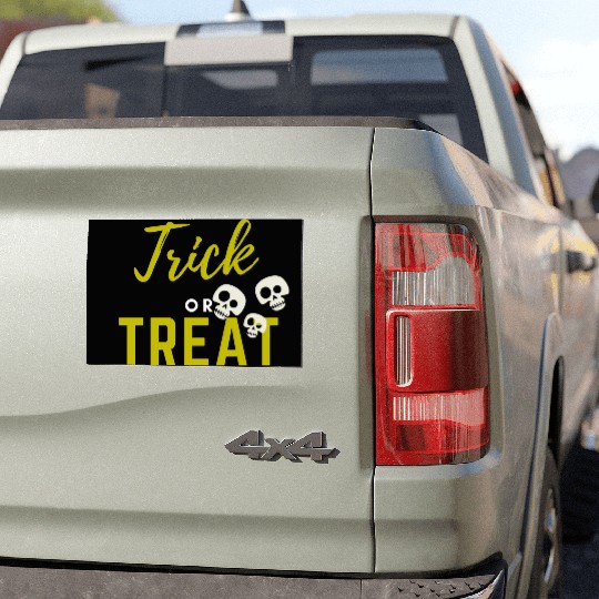 trick or treat Car Magnets