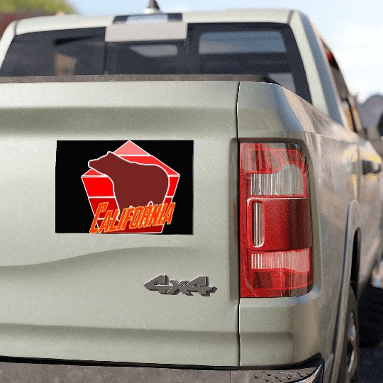 California Bear Flag Car Magnets
