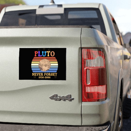 pluto never Forget light Car Magnets
