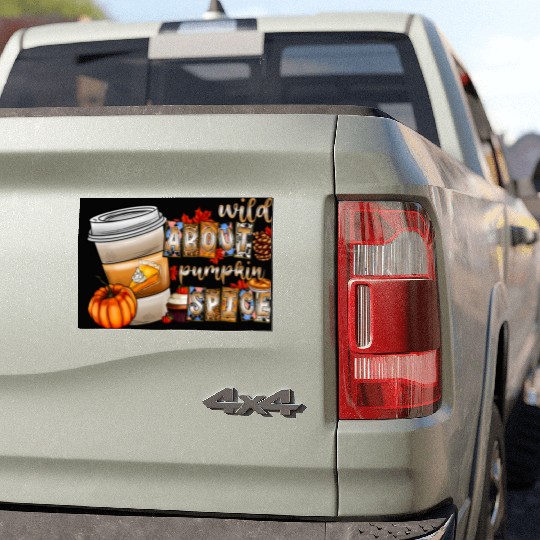 Wild About Pumpkin Spice Car Magnets
