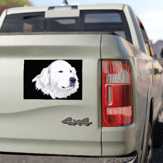 Great Pyrenees Car Magnets