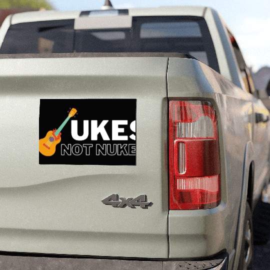 Meme Nukes Guitar Car Magnets