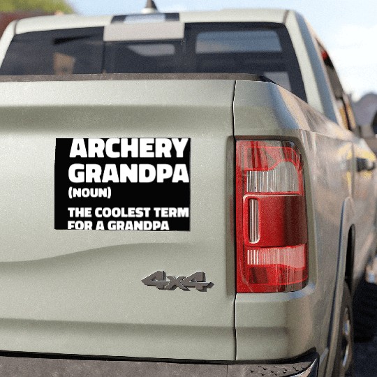 Archery Archer Bowman Car Magnets