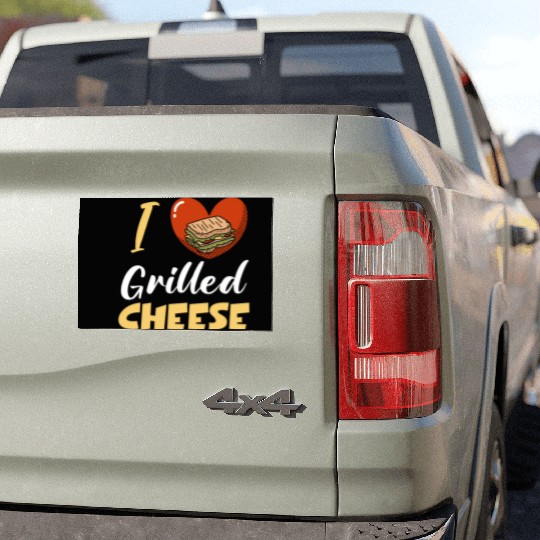 I Love Grilled Cheese Car Magnets