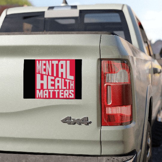 mental health matters quote Car Magnets