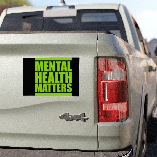 mental health matters quote Car Magnets