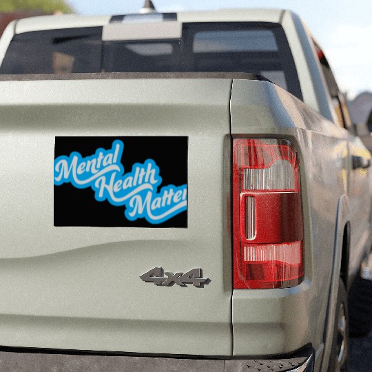 mental health matters quote Car Magnets