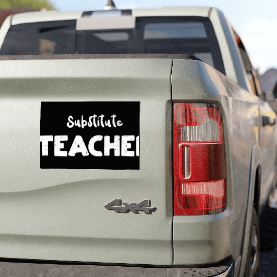 Substitute Teacher - Teacher Car Magnets