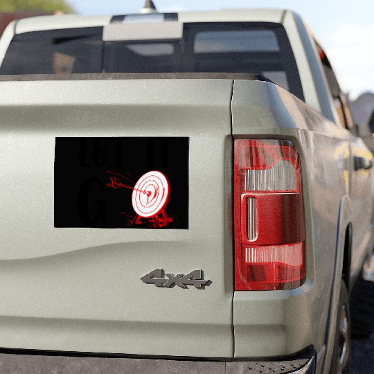 Archery Let The Arrow Fly Car Magnets