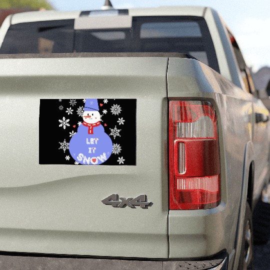 Snowman Car Magnets