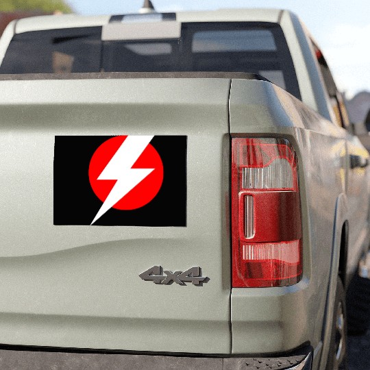 Lightning Bolt Car Magnets