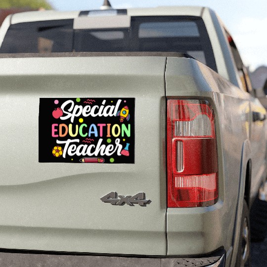 Special Education Teacher Cute Sped Awareness Car Magnets
