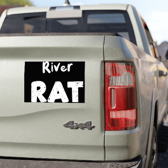 River Rat - Poker Car Magnets