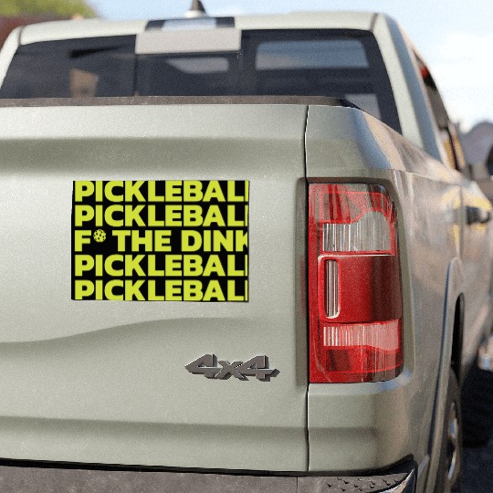 Pickleball Pickleball Neon Car Magnets