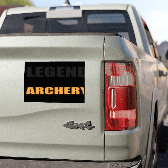 archery legend dad Car Magnets