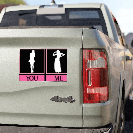 You: Normal Woman Me: Belly Dancer - Belly Dance Car Magnets