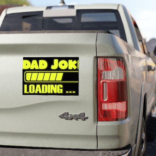 Funny Dad Jokes Cool Vector Design Car Magnets